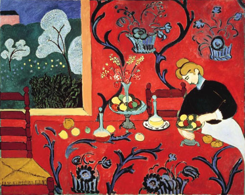 HENRI MATISSE LA desserte Harmonie en rouge 1908