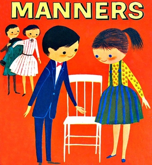 Manners Matters 1960 illustration for children