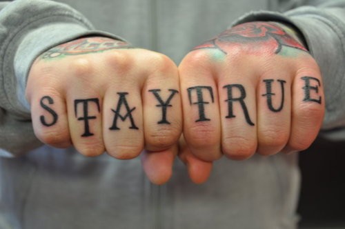 Stay True Tattoo